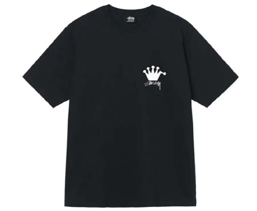Áo Stussy SS22 Crown Tee ‘Black’