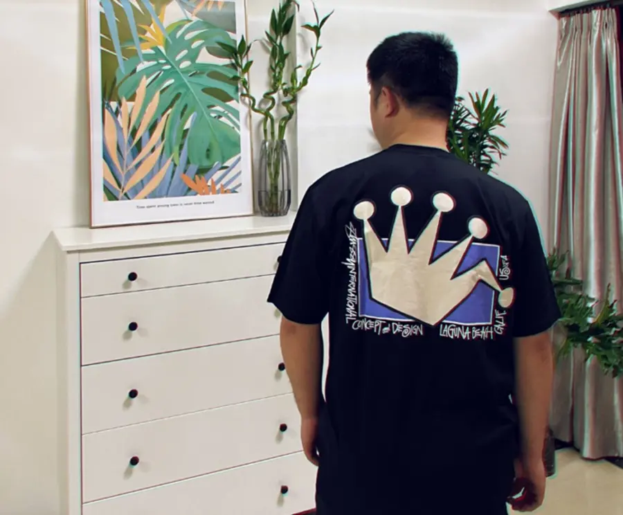 Áo Stussy SS22 Crown Tee ‘Black’ - Ảnh 3