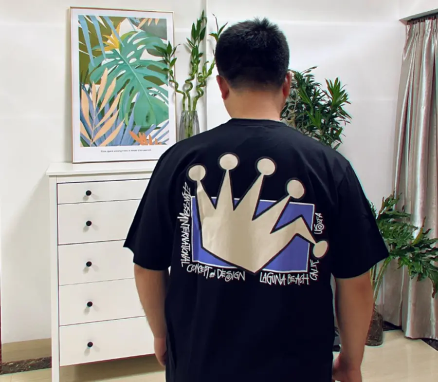 Áo Stussy SS22 Crown Tee ‘Black’ - Ảnh 4