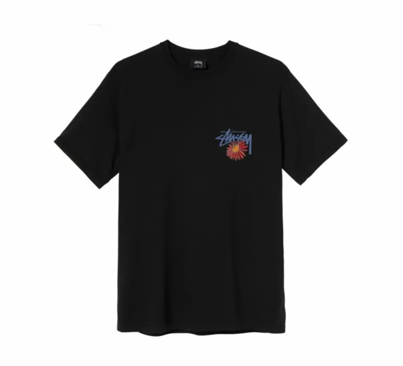 Alternative view of Áo Stussy Smokin Skull Pig Dyed Tee ‘Black’