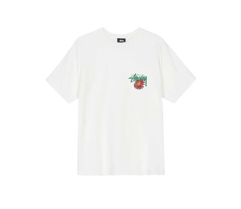 Alternative view of Áo Stussy Smokin Skull Pig Dyed Tee ‘White’