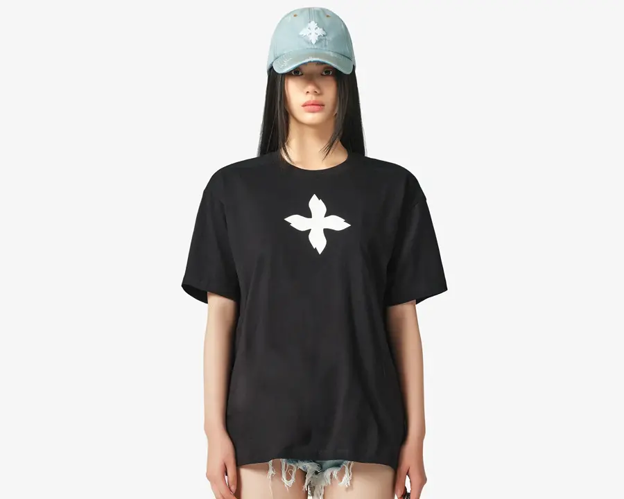 Alternative view of Áo SMFK Compass Crucifixion 'Black' Tee CT001BB
