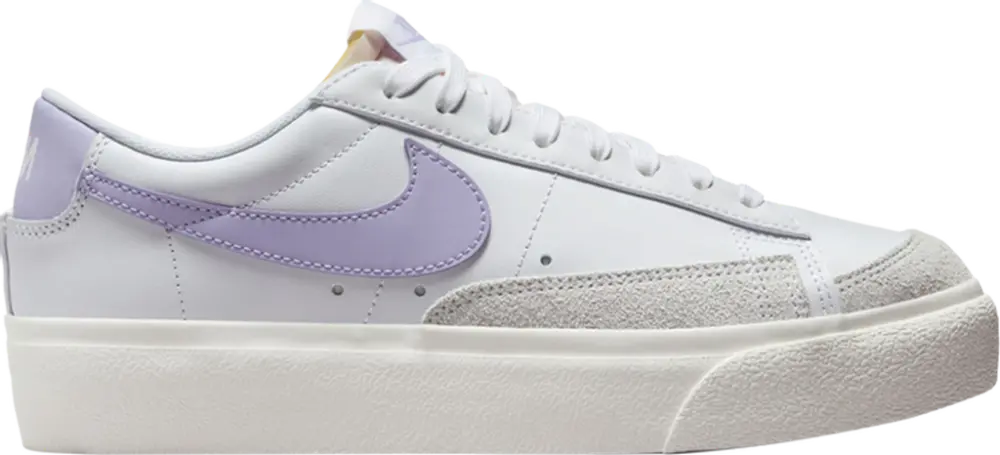 Giày Nike Blazer Low Platform 'White Lilac Bloom' DJ0292-114