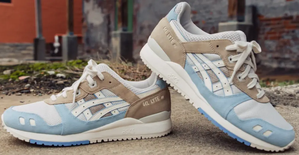 Alternative view of Giày ASICS Gel-Lyte III OG 'Smoke Grey Cream' 1203A330-021