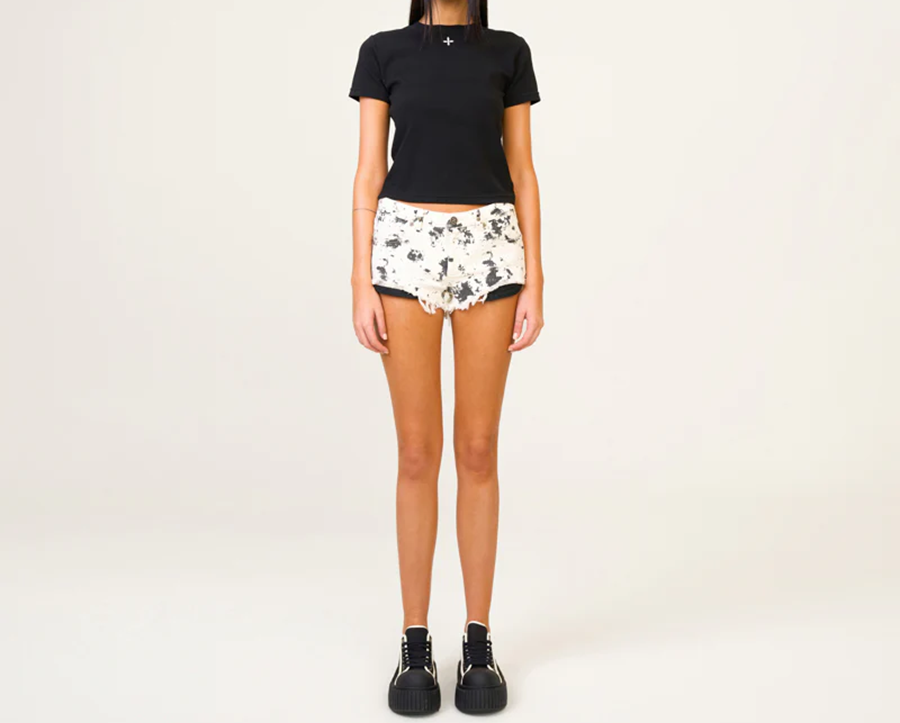 Áo SMFK Compass Hug Slim-Fit Tee 'Black' DT008B1 - Ảnh 3