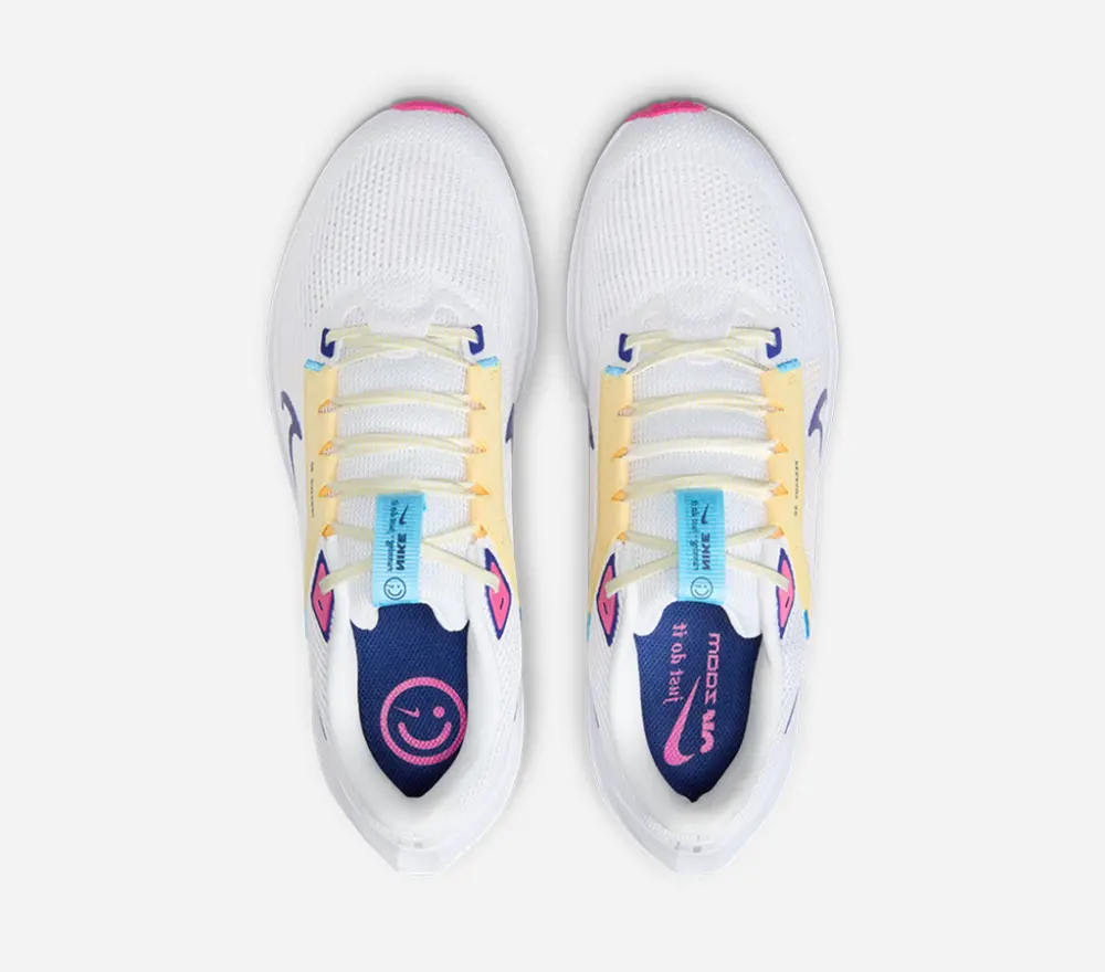 Giày Nike Air Zoom Pegasus 40 'White Deep Royal Blue' DV3853-105 - Ảnh 3