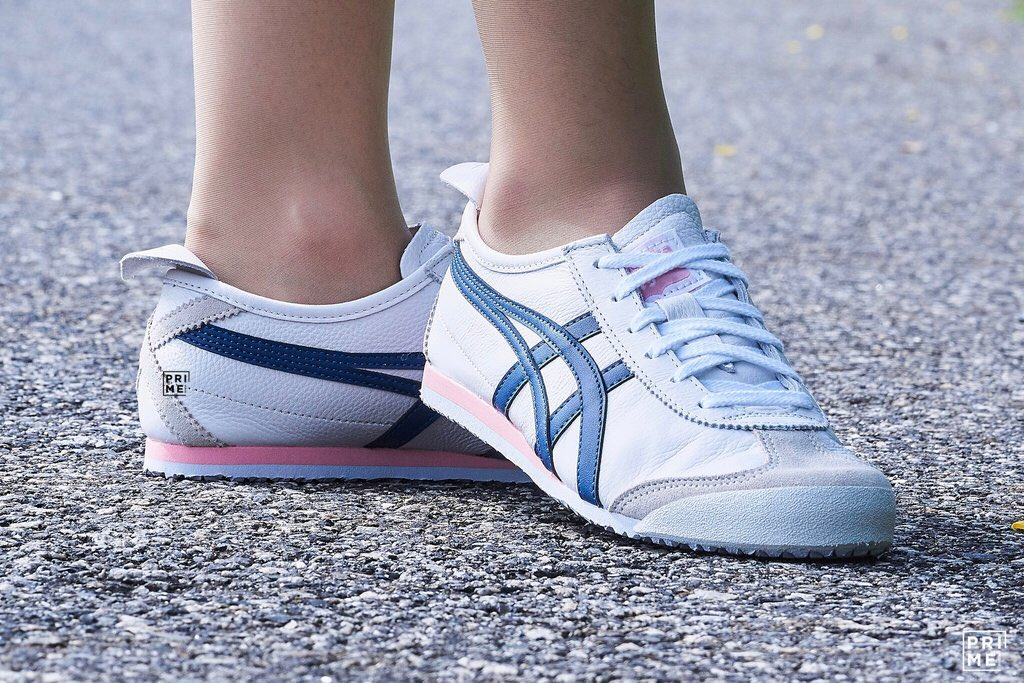 Giày Onitsuka Tiger Mexico 66 ‘White Blue’ 1182A078-104 - Ảnh 3