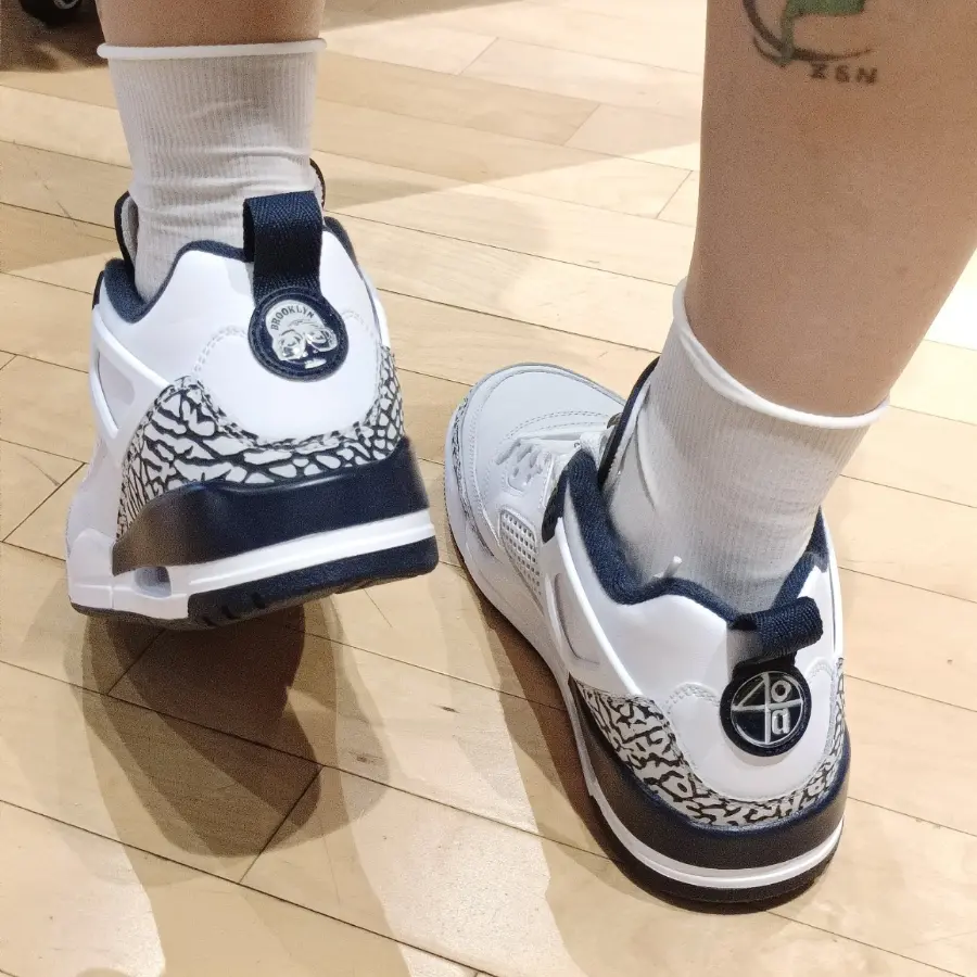 Giày Nike Air Jordan Spizike Low GS 'Midnight Navy' FQ3950-104 - Ảnh 5