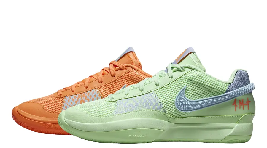 Giày Nike Ja 1 Bright Mandarin Vapor Green FQ4796-800 - Ảnh 4