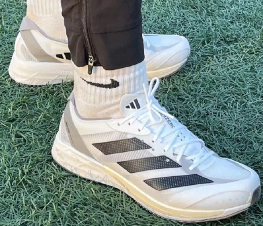 Alternative view of Giày Adidas Adizero Adios 7 ‘White Black Grey’ GX6646