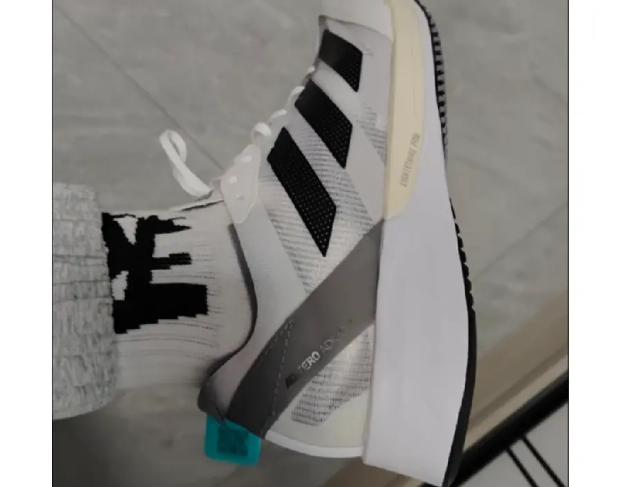 Giày Adidas Adizero Adios 7 ‘White Black Grey’ GX6646 - Ảnh 4