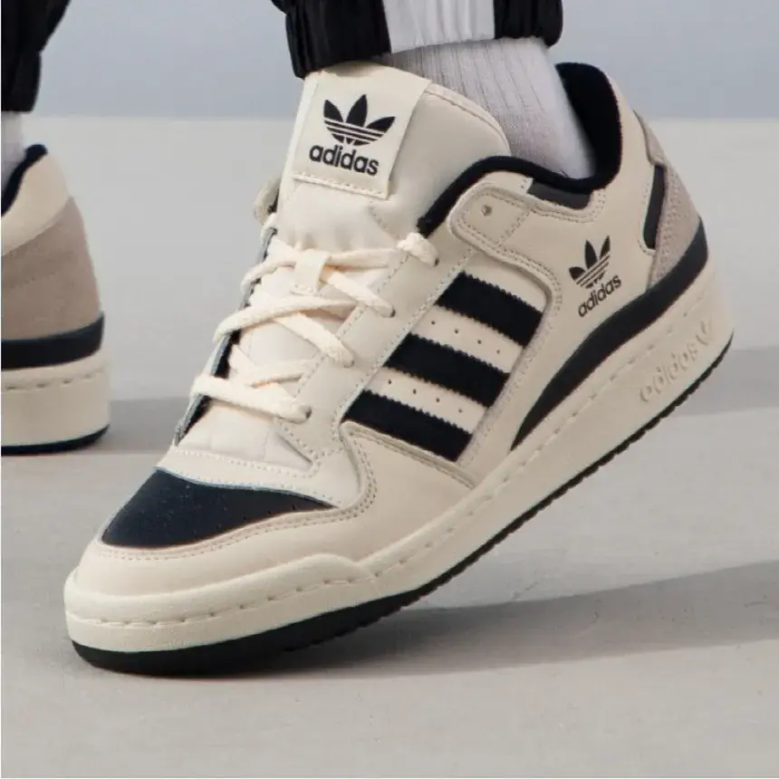 Giày Adidas Forum Low CL ‘Wonder White Black’ IG3901 - Ảnh 9