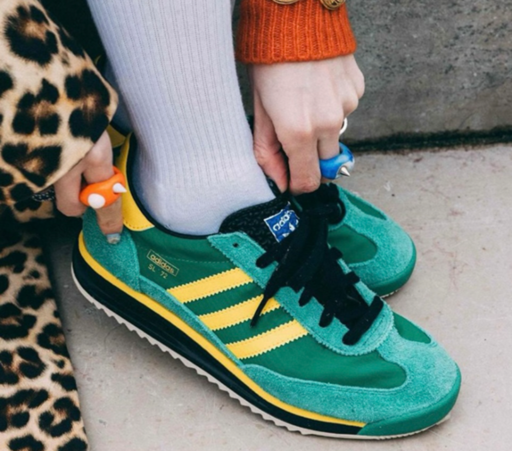 Giày Adidas SL72 RS ‘Green Yellow’ IG2133 - Ảnh 2