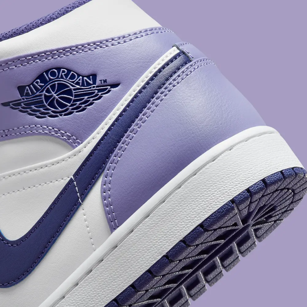 Giày Nike Air Jordan 1 Mid GS 'Sky J Purple' DQ8423-515 - Ảnh 6