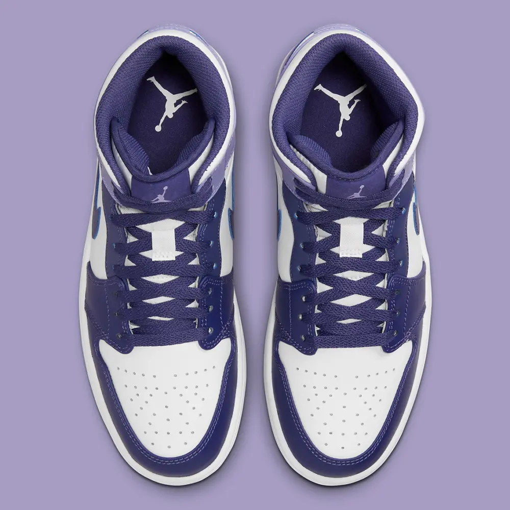 Giày Nike Air Jordan 1 Mid GS 'Sky J Purple' DQ8423-515 - Ảnh 5