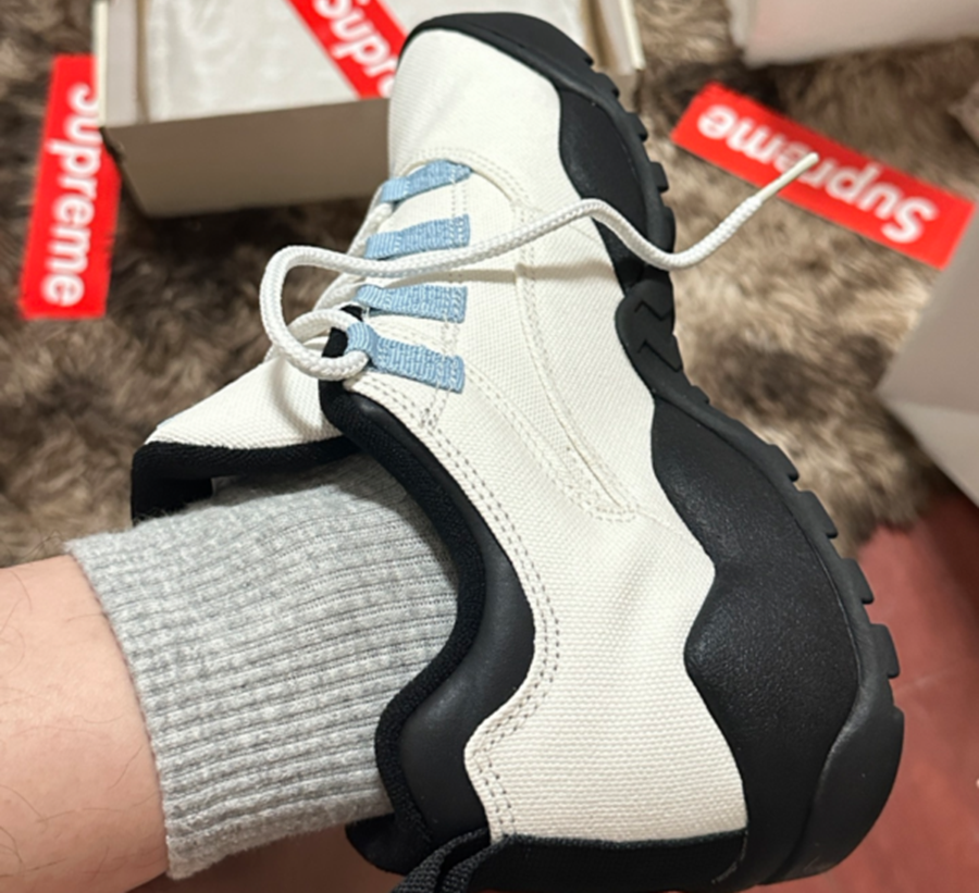 Giày Nike Darwin Low SB x Supreme ‘Sail’ FQ3000-100 - Ảnh 3