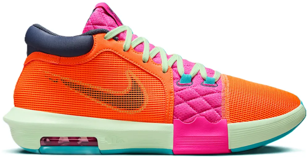 Giày Nike LeBron Witness 8 ‘Orange Laser Fuchsia’ FB2239-800