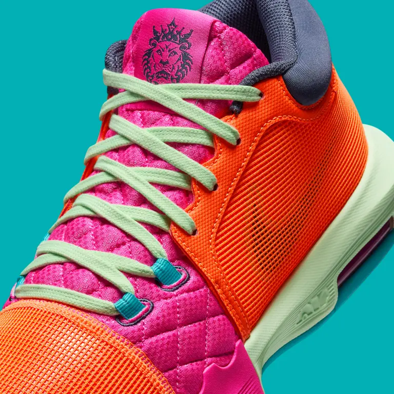 Giày Nike LeBron Witness 8 ‘Orange Laser Fuchsia’ FB2239-800 - Ảnh 3