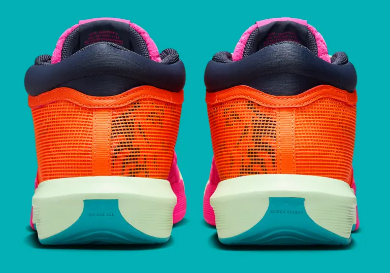 Giày Nike LeBron Witness 8 ‘Orange Laser Fuchsia’ FB2239-800 - Ảnh 4