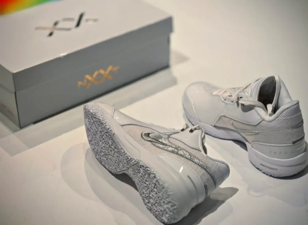 Giày Nike Lebron NXXT Gen Ampd ‘White Silver’ FJ1567-102 - Ảnh 5