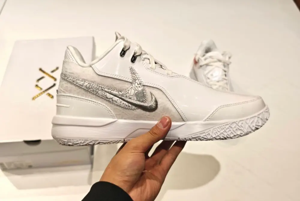 Giày Nike Lebron NXXT Gen Ampd ‘White Silver’ FJ1567-102 - Ảnh 7