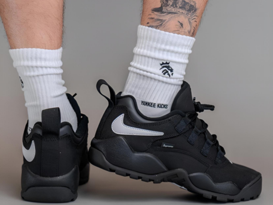 Giày Nike Darwin Low SB x Supreme ‘Black’ FQ3000-001 - Ảnh 2