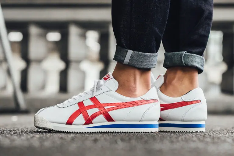 Giày Onitsuka Tiger Corsair ‘White Red’ 1183B397-100 - Ảnh 4