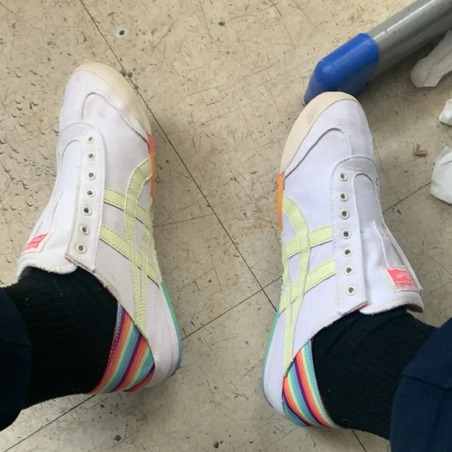 Giày Onitsuka Tiger Mexico 66 ‘Cream Yellow’ 1183A502-100 - Ảnh 4
