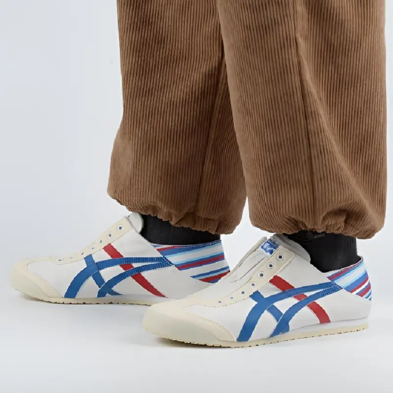 Giày Onitsuka Tiger Mexico 66 Paraty ‘White Blue’ TH6P4N-0142 - Ảnh 4