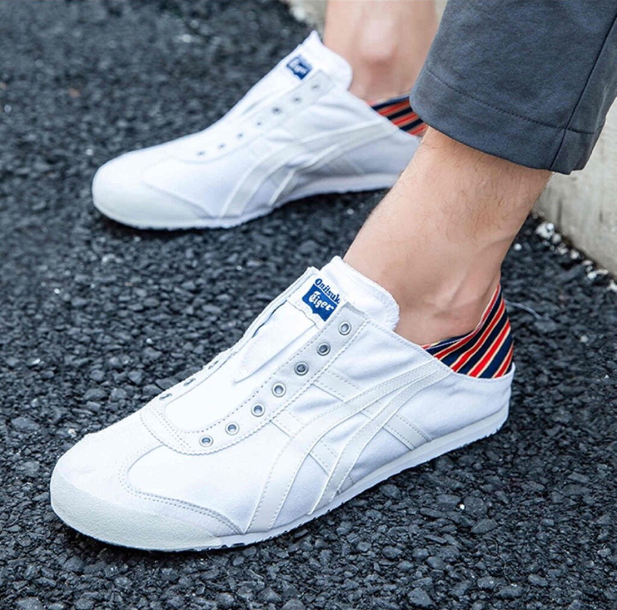 Giày Onitsuka Tiger Mexico 66 Paraty ‘White Red’ 1183A437-100 - Ảnh 2