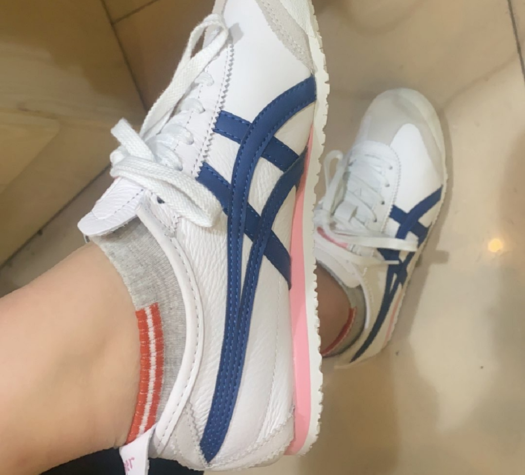 Giày Onitsuka Tiger Mexico 66 ‘White Blue’ 1182A078-104 - Ảnh 6