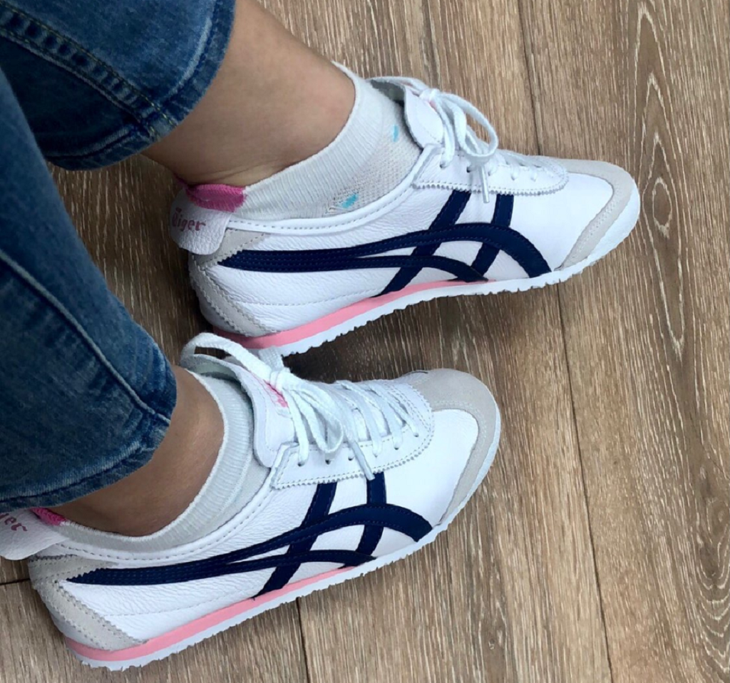 Giày Onitsuka Tiger Mexico 66 ‘White Blue’ 1182A078-104 - Ảnh 5