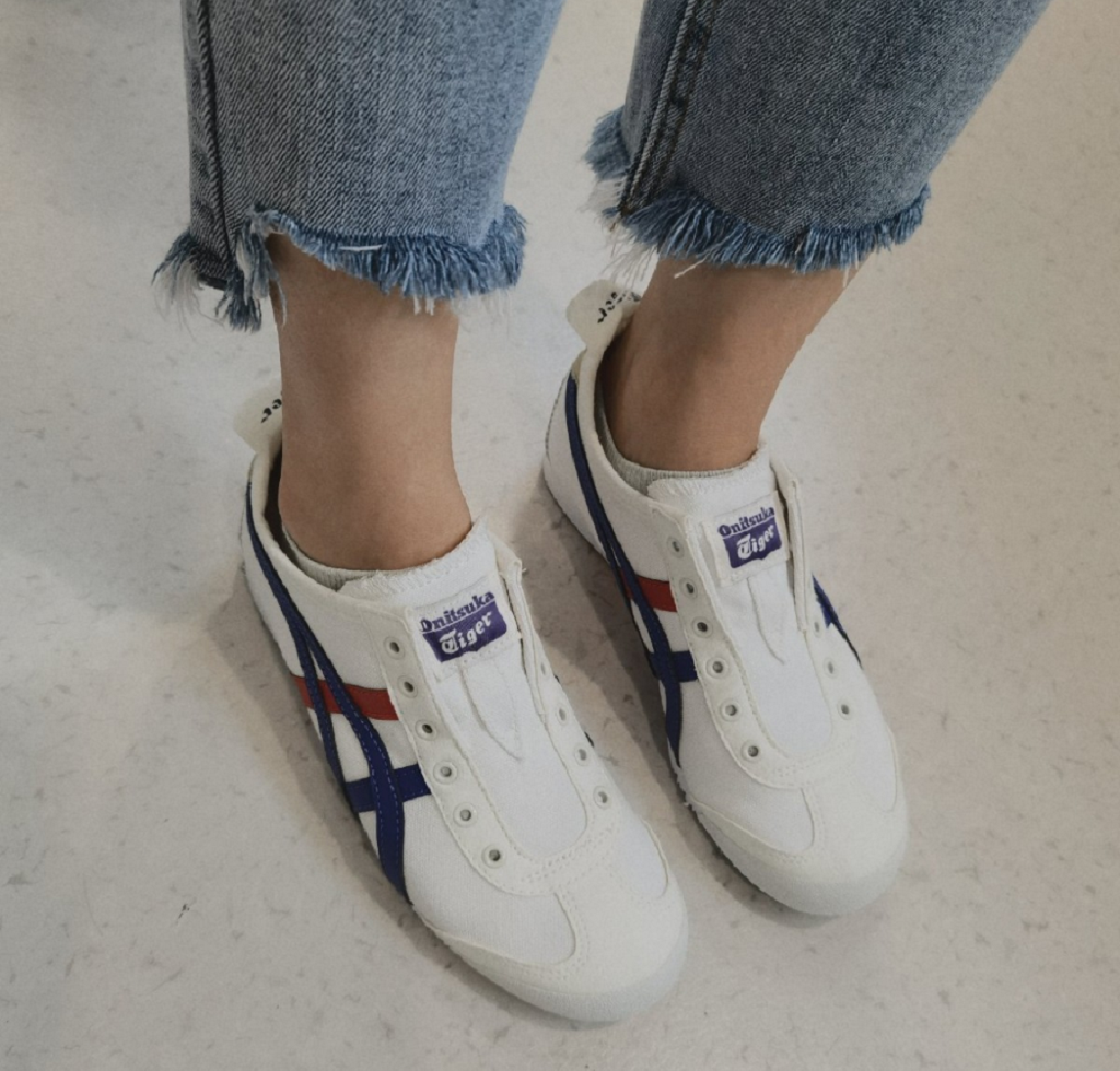 Giày Onitsuka Tiger Mexico 66 ‘White Navy Pink’ THL7C2-0154 - Ảnh 4