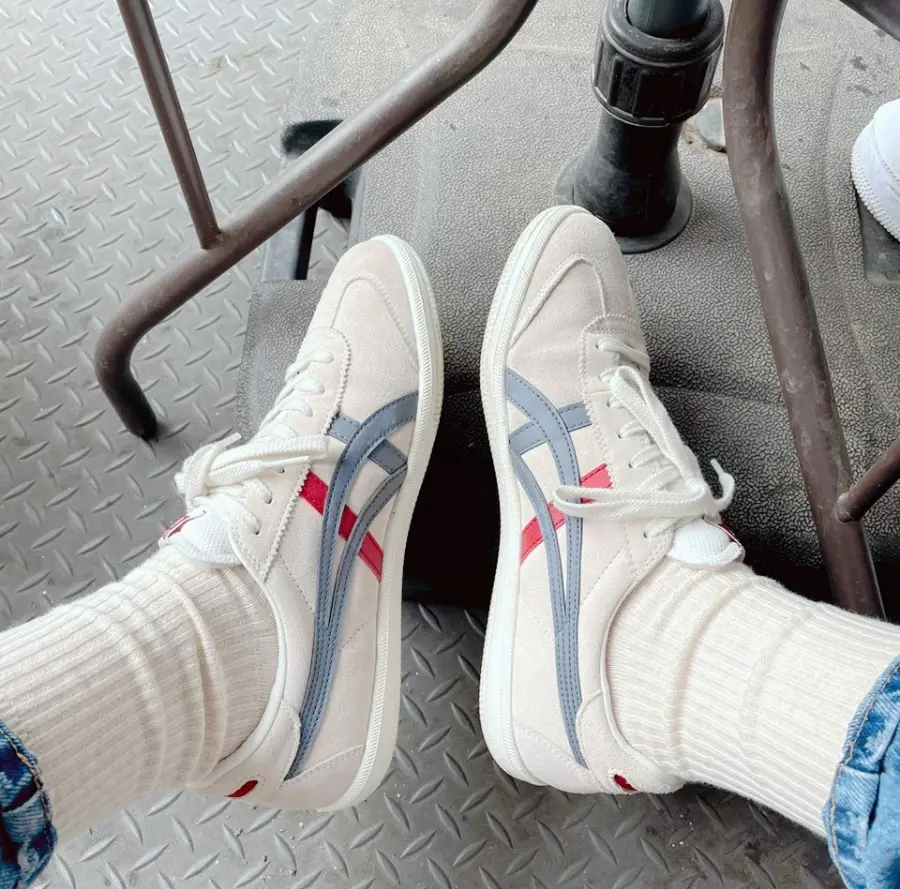 Giày Onitsuka Tiger Tokuten ‘Red Grey’ 1183A907-100 - Ảnh 6