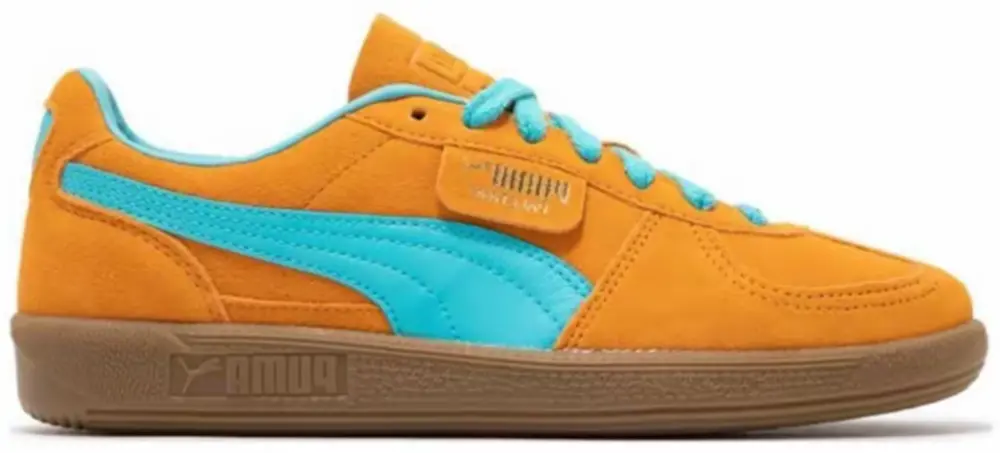 Giày Puma Palermo ‘Dark Cheddar Bright Aqua’ 396463-13