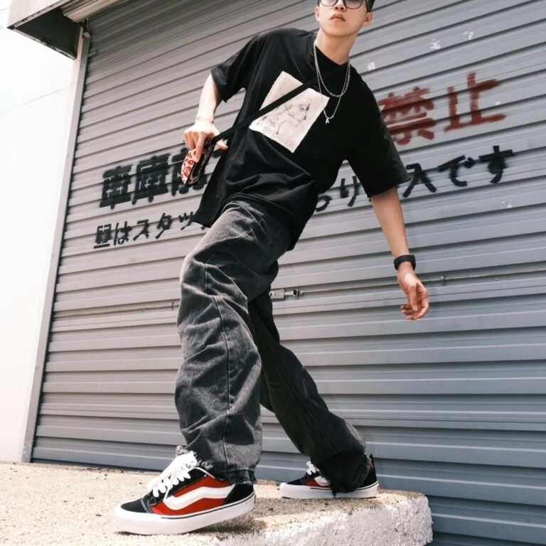 Giày Vans Knu Skool ‘Red White’ VN0009QC6RT - Ảnh 7