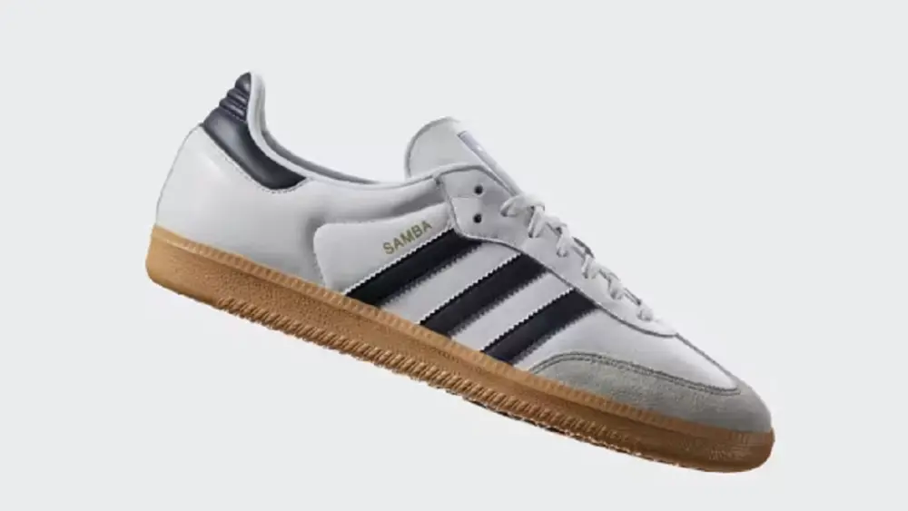 Giày Adidas Samba OG White Night Indigo Gum IF3814 - Ảnh 3
