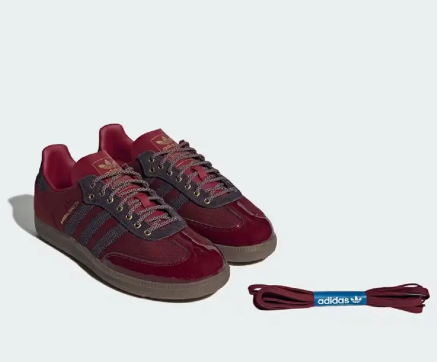 Giày Adidas x ALWAYTH Samba OG 'College Burgundy' IH5187 - Ảnh 5