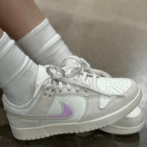 Alternative view of Giày Nike Dunk Low 'Sail Iridescent Swoosh' HF5074-133