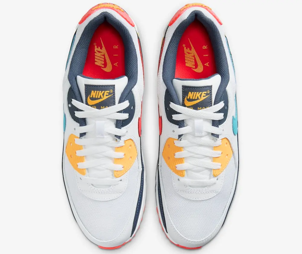 Giày Nike Air Max 90 '90's Neon Pack' HF4860-100 - Ảnh 4