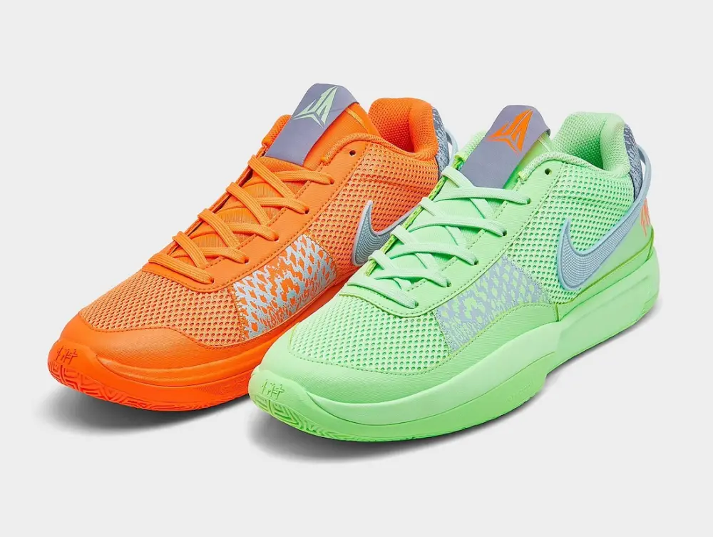 Giày Nike Ja 1 Bright Mandarin Vapor Green FQ4796-800 - Ảnh 3