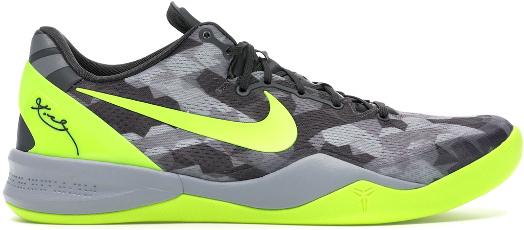 Giày Nike Kobe 8 'Grey Camo Volt' 555035-063