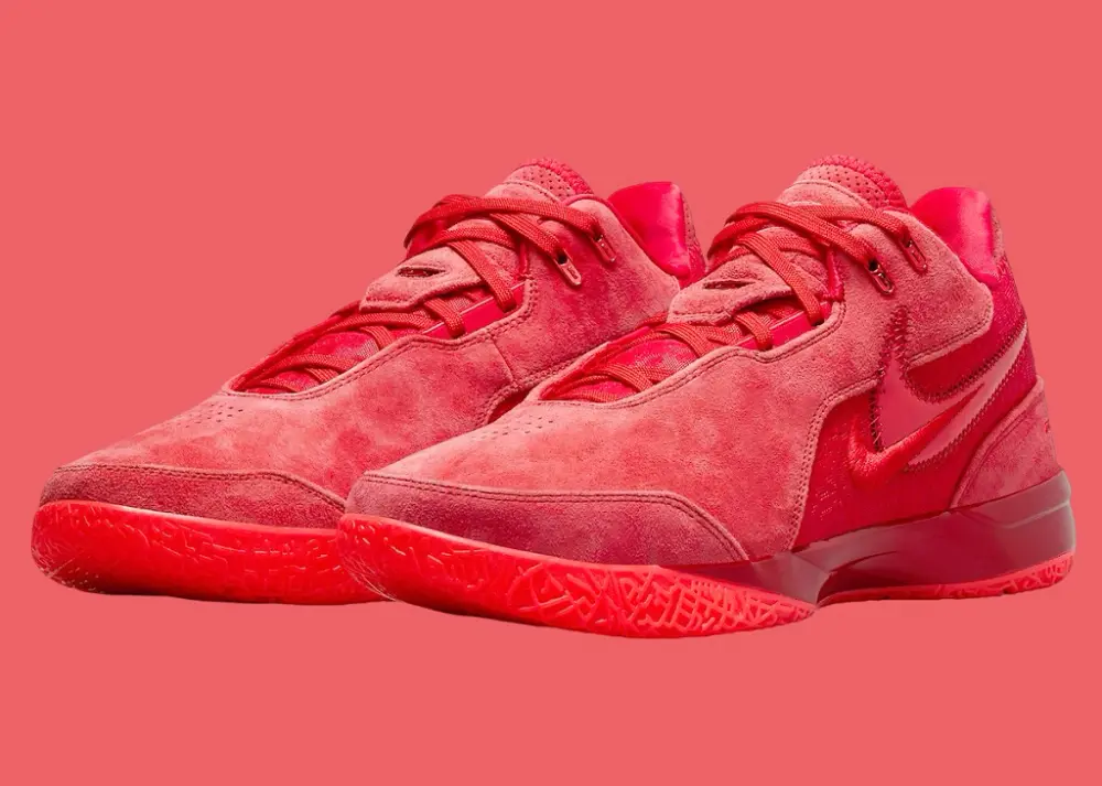 Giày Nike LeBron NXXT Gen AMPD 'Red Suede' FJ1566-600 - Ảnh 4