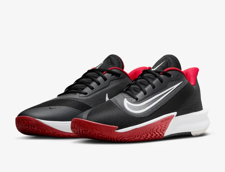 Giày Nike Precision 7 ‘Black Red’ FN4322-002 - Ảnh 3