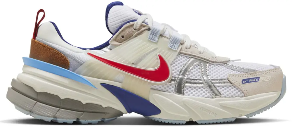 Giày Nike V2K Run 'Metallic Silver Gym Red' HF5724-061