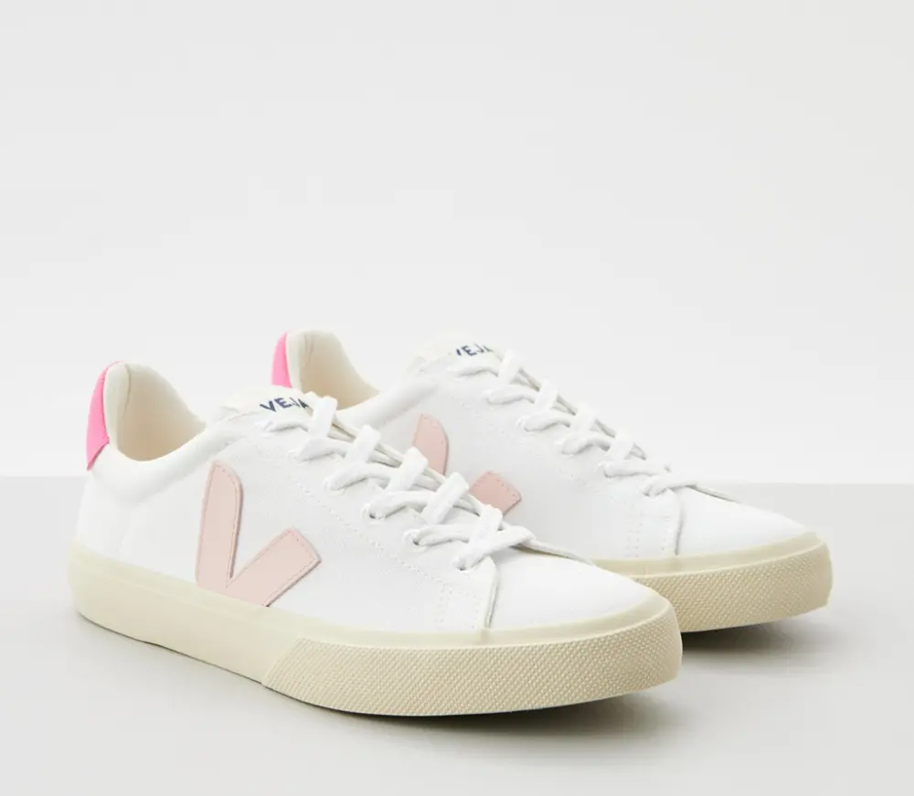 Alternative view of Giày Veja Campo Canvas 'White Light Pink' CA0103499