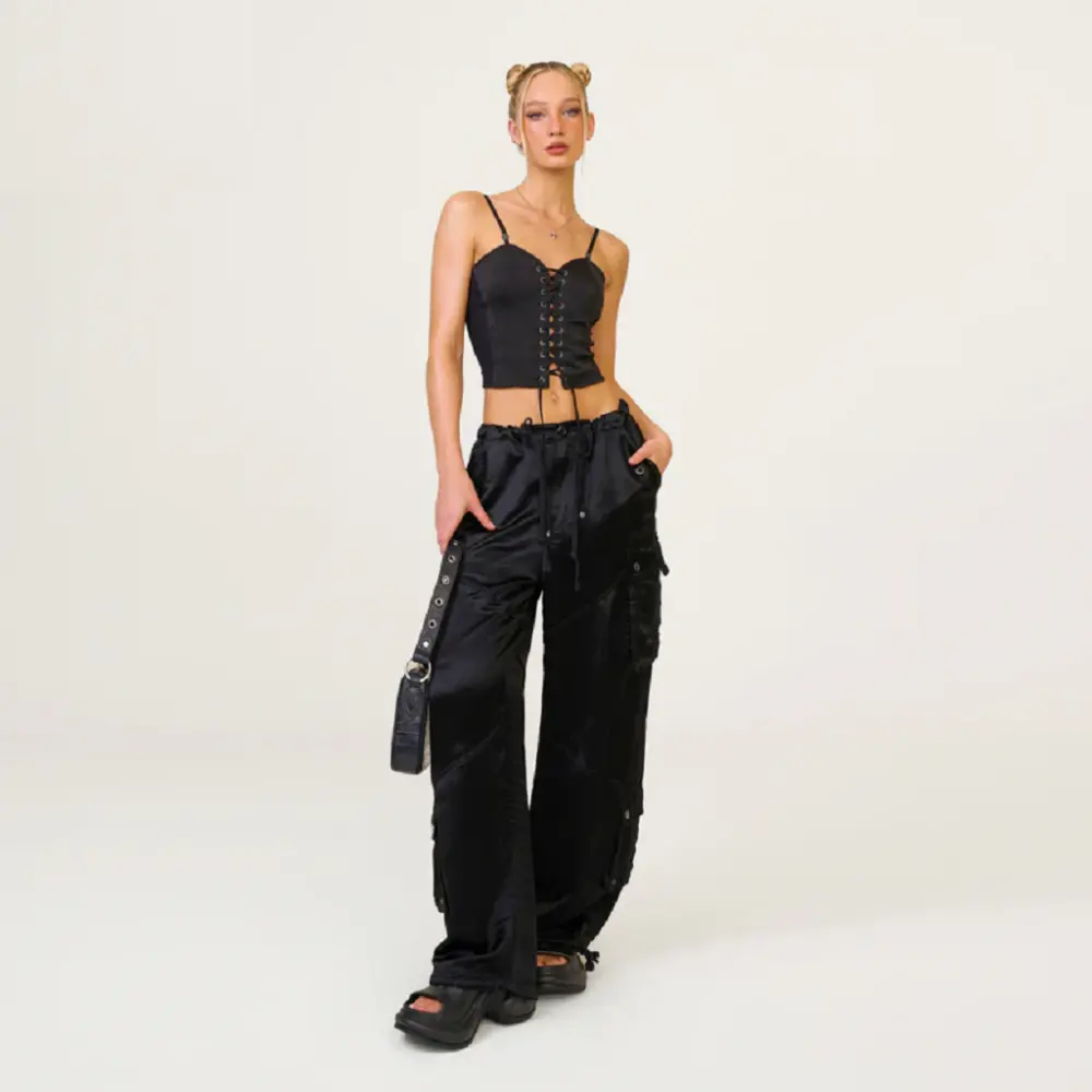 Alternative view of Dép SMFK Compass Wave High-Heel Bumper 'Black' SL002B1