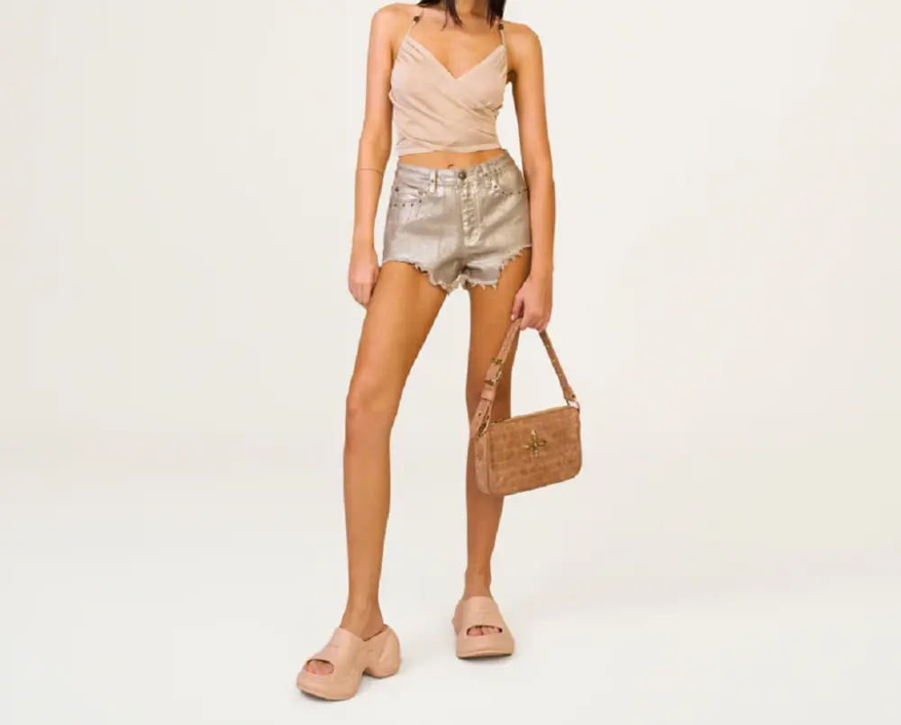 Alternative view of Dép SMFK Compass Wave High-Heel Bumper 'Nude' SL002F1