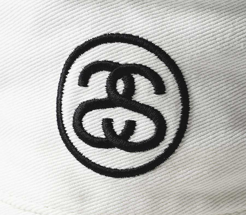 Mũ Stussy SS Link Deep Bucket Hat 'White' 1321105 - Ảnh 3