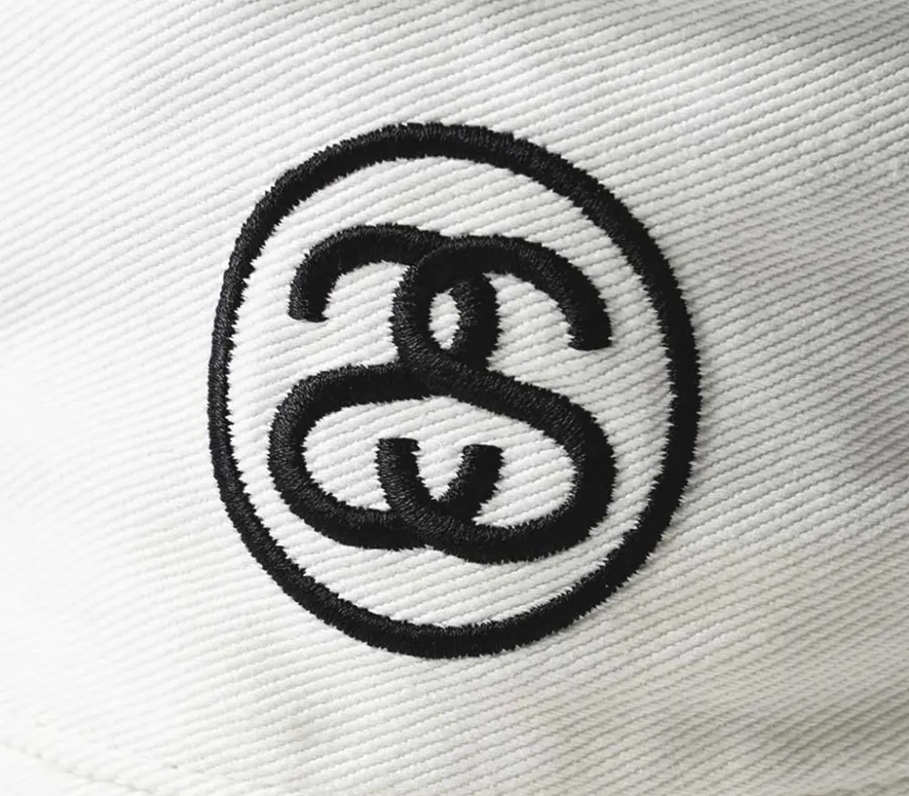 Mũ Stussy SS Link Deep Bucket Hat 'White' 1321105 - Ảnh 3